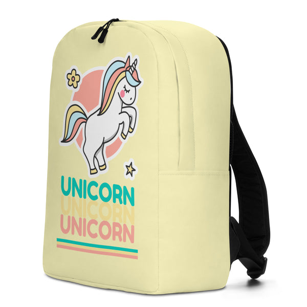  Unicorn Unicorn Unicorn Minimalist Backpack by Queer In The World Originals sold by Queer In The World: The Shop - LGBT Merch Fashion