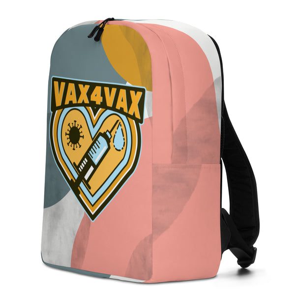  Vax 4 Vax Minimalist Backpack by Queer In The World Originals sold by Queer In The World: The Shop - LGBT Merch Fashion