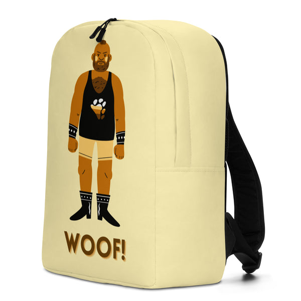  Woof! Gay Bear Minimalist Backpack by Queer In The World Originals sold by Queer In The World: The Shop - LGBT Merch Fashion