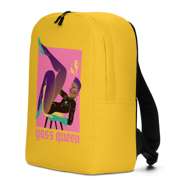  Yass Queen Minimalist Backpack by Queer In The World Originals sold by Queer In The World: The Shop - LGBT Merch Fashion