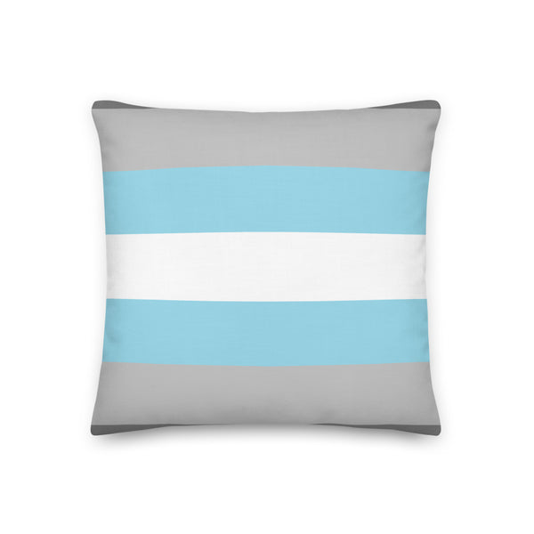  Demiboy Premium Pillow by Queer In The World Originals sold by Queer In The World: The Shop - LGBT Merch Fashion