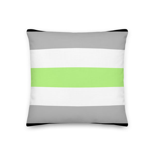  Agender Premium Pillow by Queer In The World Originals sold by Queer In The World: The Shop - LGBT Merch Fashion