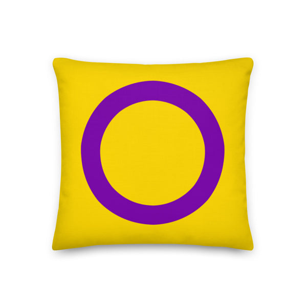 Intersex Premium Pillow by Queer In The World Originals sold by Queer In The World: The Shop - LGBT Merch Fashion