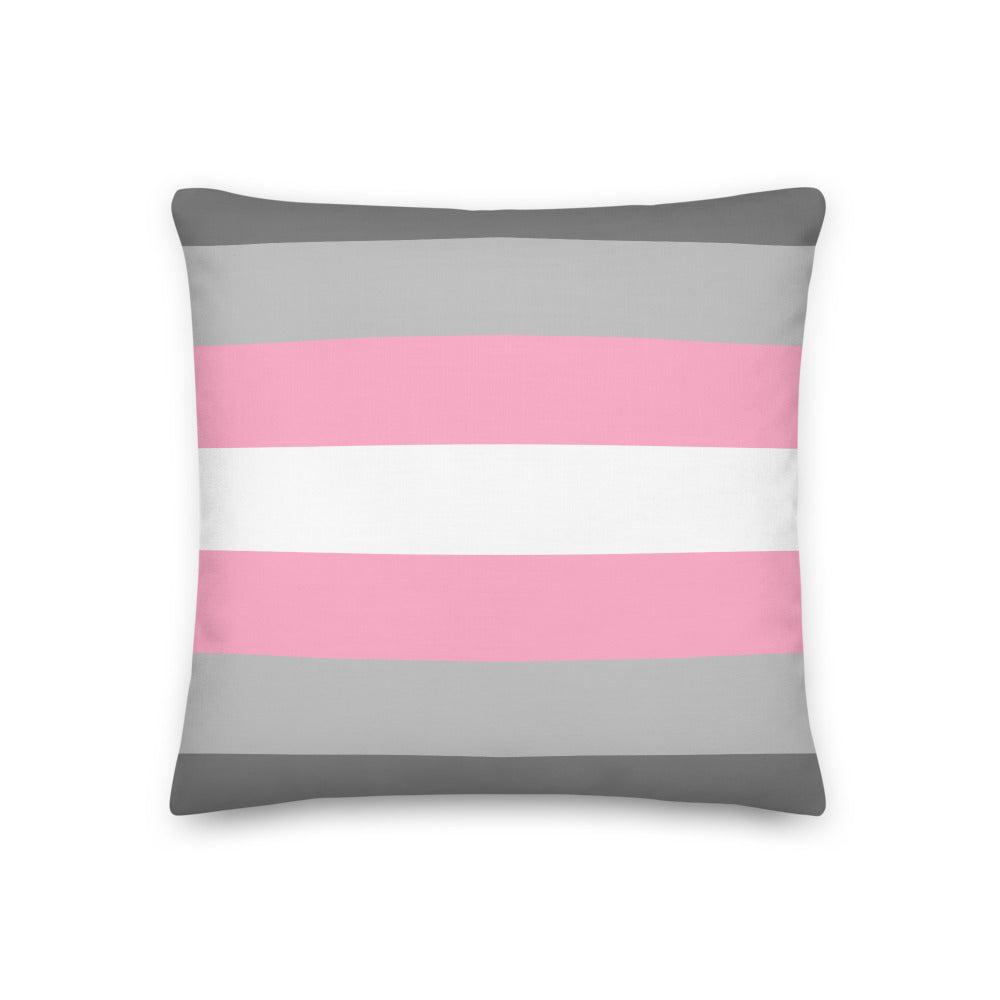  Demigirl Premium Pillow by Queer In The World Originals sold by Queer In The World: The Shop - LGBT Merch Fashion