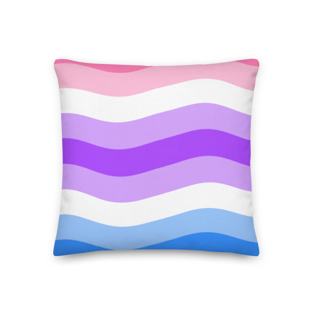 Alternative Genderfluid Premium Pillow by Queer In The World Originals sold by Queer In The World: The Shop - LGBT Merch Fashion