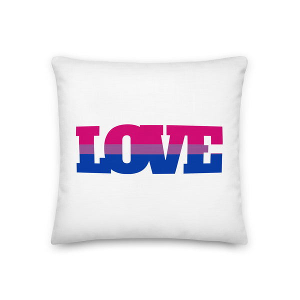  Bisexual Love Pillow by Queer In The World Originals sold by Queer In The World: The Shop - LGBT Merch Fashion