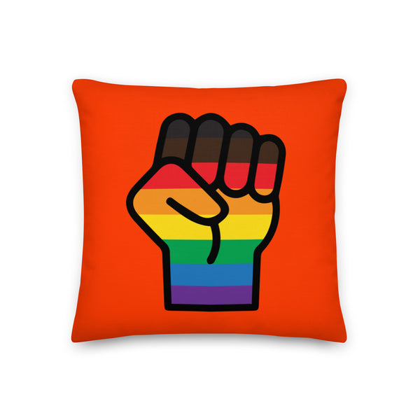  BLM LGBT Resist Pillow by Queer In The World Originals sold by Queer In The World: The Shop - LGBT Merch Fashion