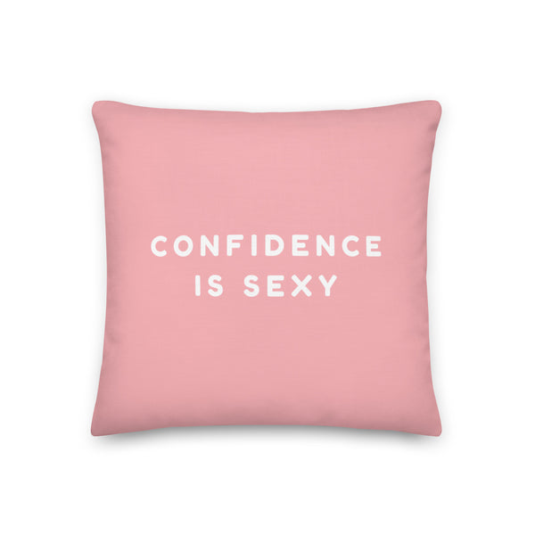  Confidence Is Sexy Pillow by Queer In The World Originals sold by Queer In The World: The Shop - LGBT Merch Fashion