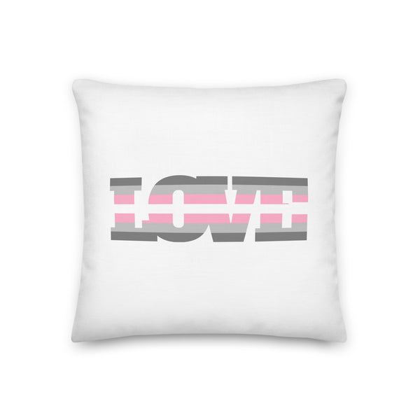  Demigirl Love Pillow by Printful sold by Queer In The World: The Shop - LGBT Merch Fashion