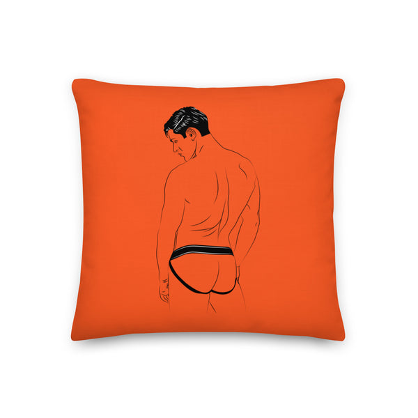  Jockstrap Pillow by Queer In The World Originals sold by Queer In The World: The Shop - LGBT Merch Fashion