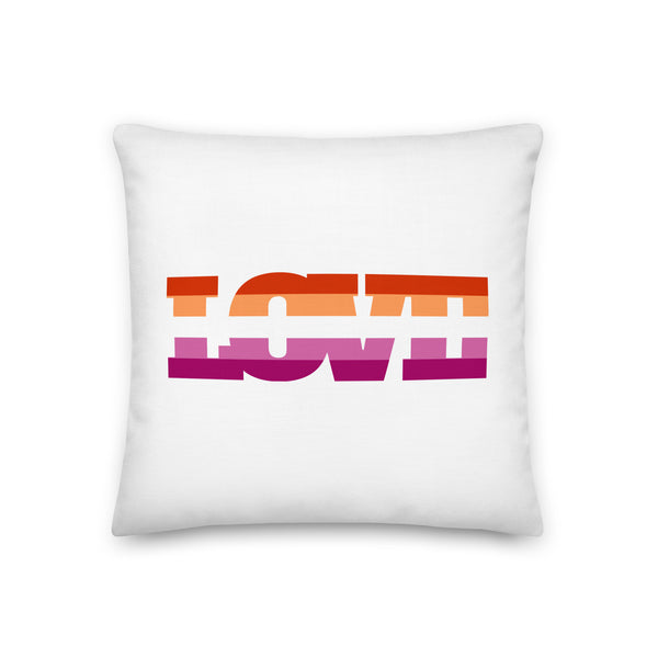  Lesbian Love Pillow by Queer In The World Originals sold by Queer In The World: The Shop - LGBT Merch Fashion