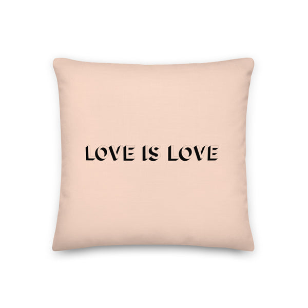  Love Is Love Pillow by Queer In The World Originals sold by Queer In The World: The Shop - LGBT Merch Fashion