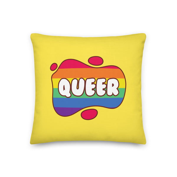  Queer Pillow by Queer In The World Originals sold by Queer In The World: The Shop - LGBT Merch Fashion