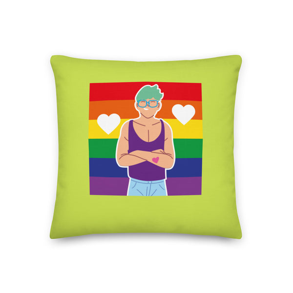  Queer Love Pillow by Queer In The World Originals sold by Queer In The World: The Shop - LGBT Merch Fashion