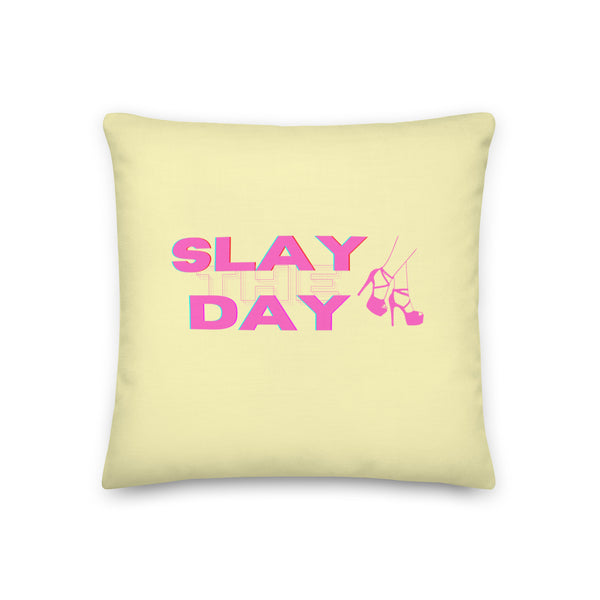  Slay The Day Pillow by Queer In The World Originals sold by Queer In The World: The Shop - LGBT Merch Fashion