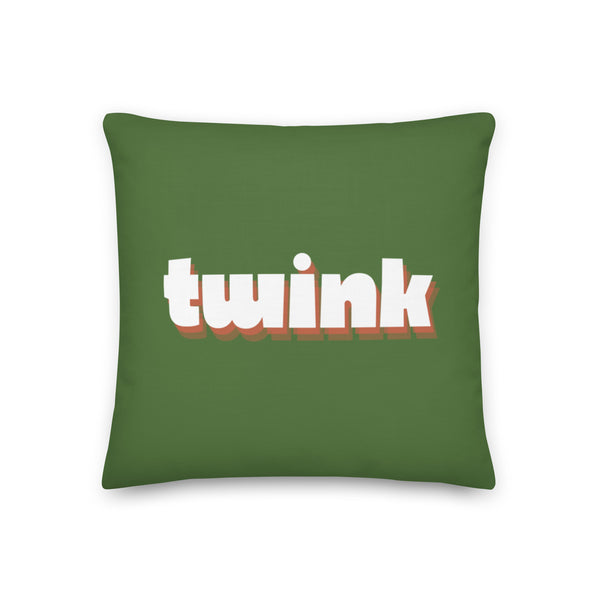  Twink Pillow by Queer In The World Originals sold by Queer In The World: The Shop - LGBT Merch Fashion