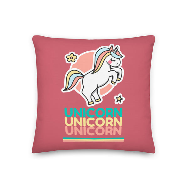  Unicorn Unicorn Unicorn Pillow by Queer In The World Originals sold by Queer In The World: The Shop - LGBT Merch Fashion