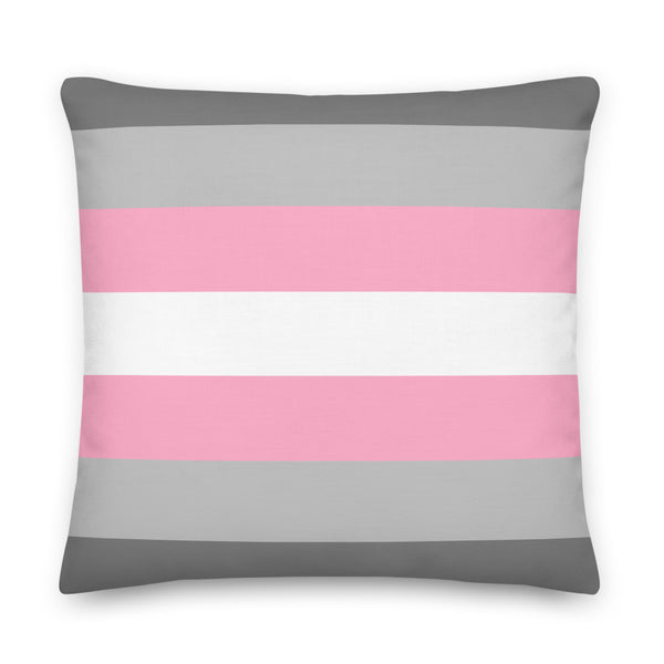  Demigirl Premium Pillow by Queer In The World Originals sold by Queer In The World: The Shop - LGBT Merch Fashion
