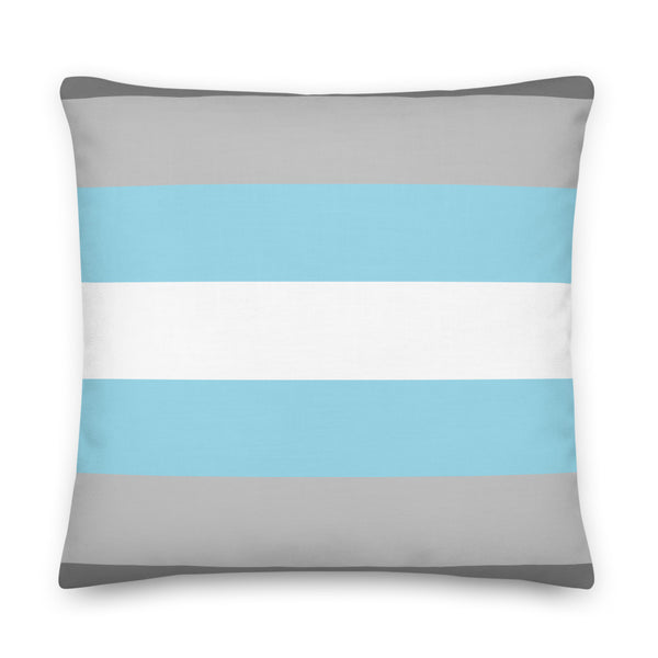  Demiboy Premium Pillow by Queer In The World Originals sold by Queer In The World: The Shop - LGBT Merch Fashion
