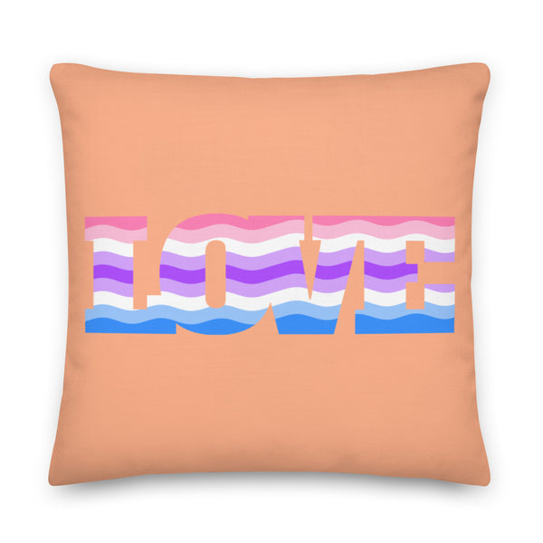  Alternative Genderfluid Love Pillow by Queer In The World Originals sold by Queer In The World: The Shop - LGBT Merch Fashion