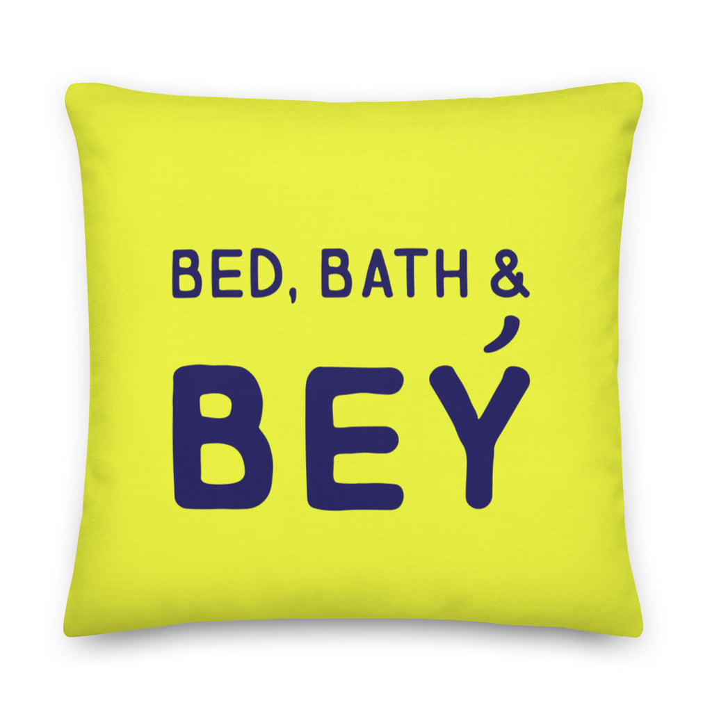  Bed, Bath & Bey Pillow by Queer In The World Originals sold by Queer In The World: The Shop - LGBT Merch Fashion