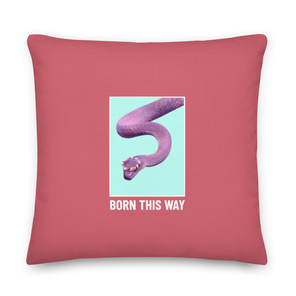  Born This Way Pillow by Queer In The World Originals sold by Queer In The World: The Shop - LGBT Merch Fashion