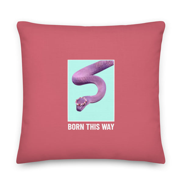  Born This Way Pillow by Queer In The World Originals sold by Queer In The World: The Shop - LGBT Merch Fashion