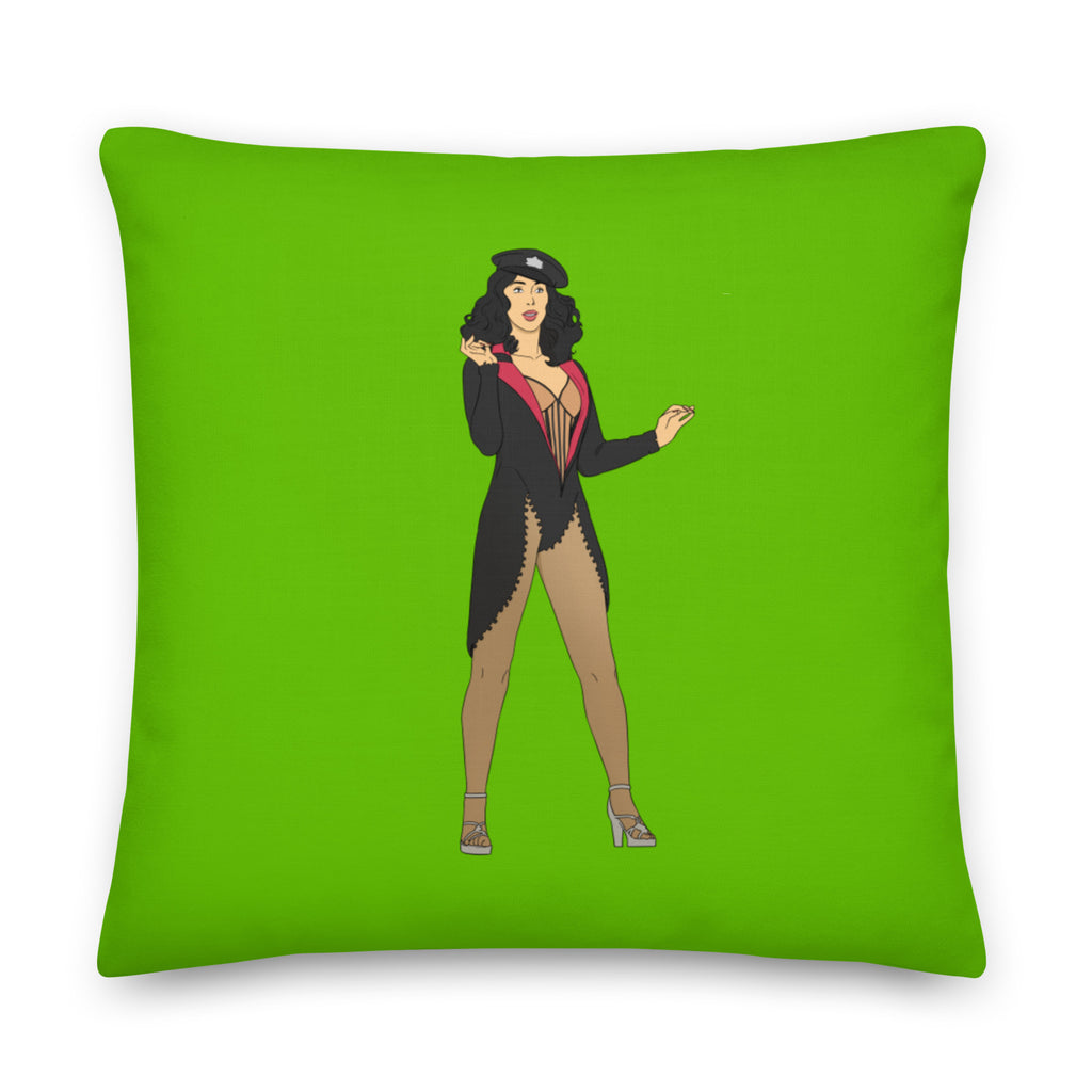  Cher Burlesque Pillow by Queer In The World Originals sold by Queer In The World: The Shop - LGBT Merch Fashion