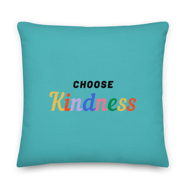  Choose Kindness Pillow by Queer In The World Originals sold by Queer In The World: The Shop - LGBT Merch Fashion