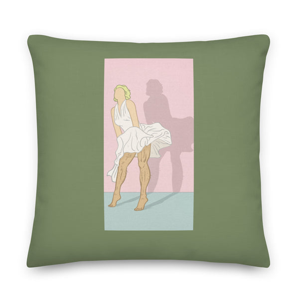  Daddy Monroe Pillow by Queer In The World Originals sold by Queer In The World: The Shop - LGBT Merch Fashion