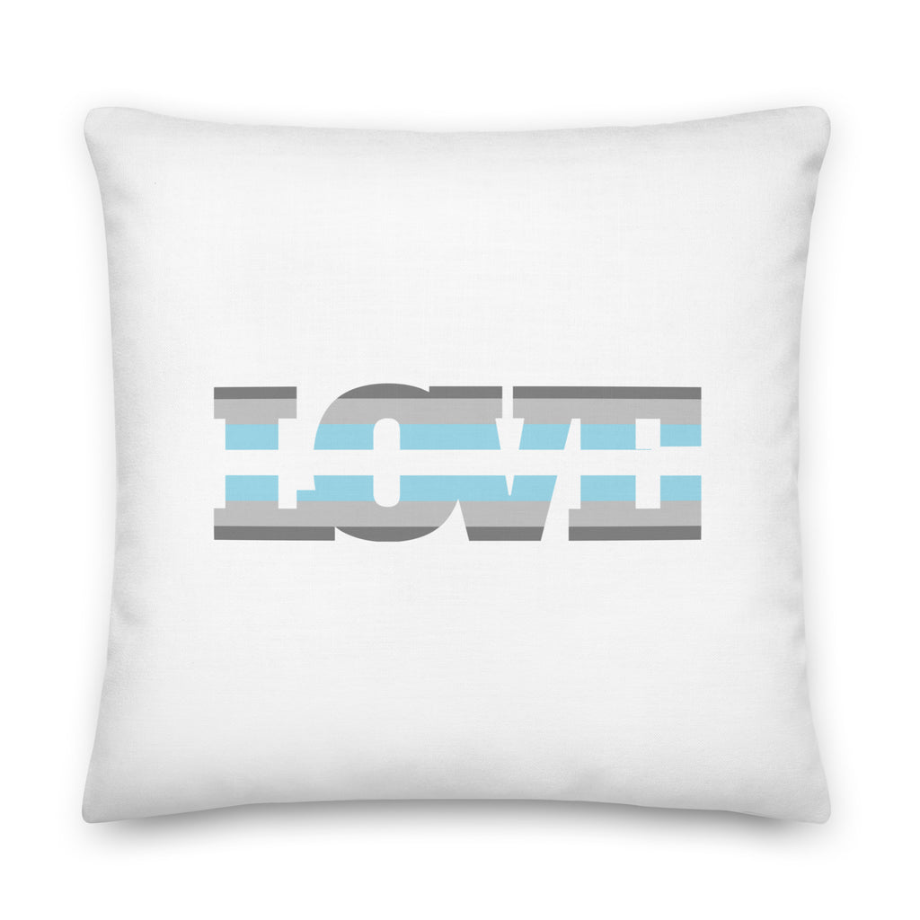  Demiboy Love Pillow by Queer In The World Originals sold by Queer In The World: The Shop - LGBT Merch Fashion