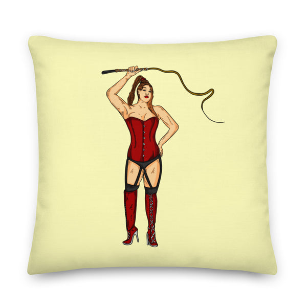  Dominatrix Pillow by Queer In The World Originals sold by Queer In The World: The Shop - LGBT Merch Fashion