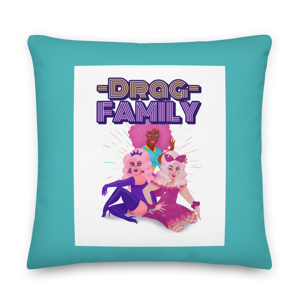  Drag Family Pillow by Queer In The World Originals sold by Queer In The World: The Shop - LGBT Merch Fashion
