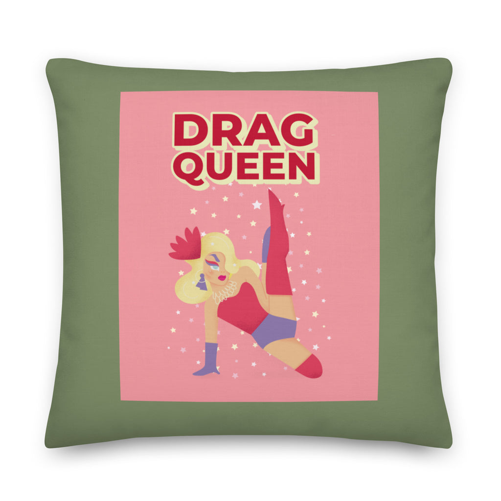  Drag Queen Pillow by Queer In The World Originals sold by Queer In The World: The Shop - LGBT Merch Fashion