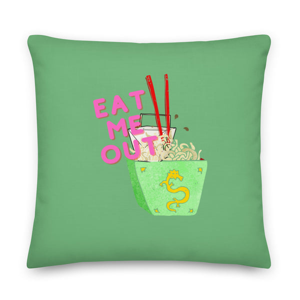  Eat Me Out Pillow by Queer In The World Originals sold by Queer In The World: The Shop - LGBT Merch Fashion