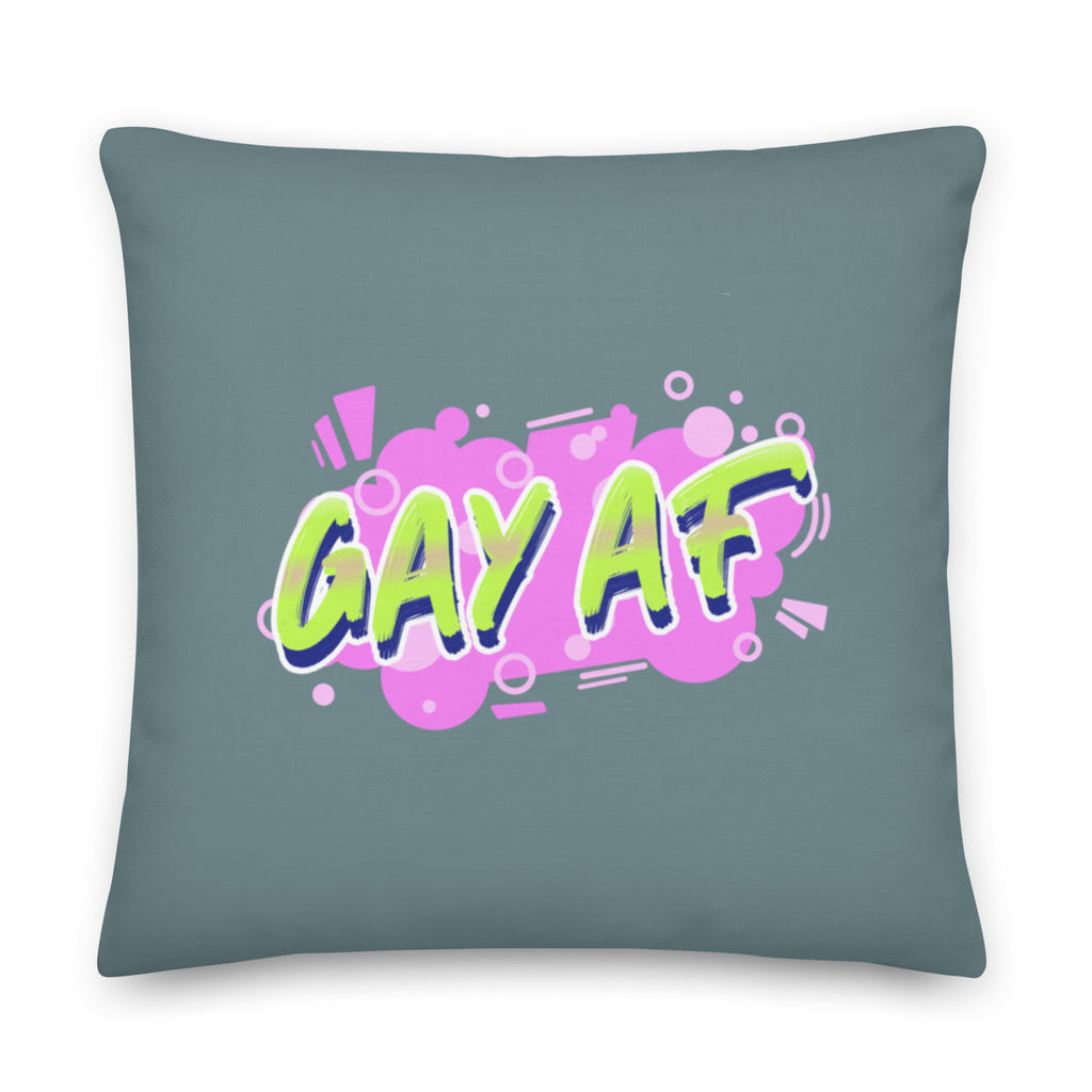  Gay Af Pillow by Queer In The World Originals sold by Queer In The World: The Shop - LGBT Merch Fashion