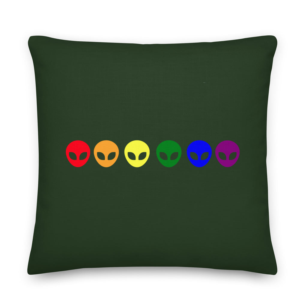  Gay Alien Pillow by Queer In The World Originals sold by Queer In The World: The Shop - LGBT Merch Fashion