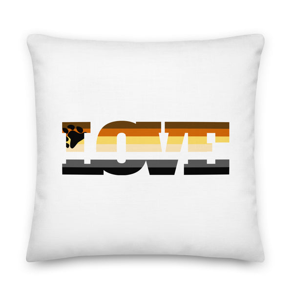  Gay Bear Love Pillow by Queer In The World Originals sold by Queer In The World: The Shop - LGBT Merch Fashion