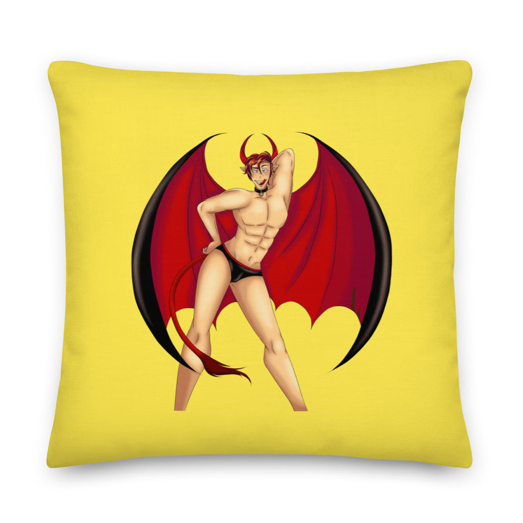  Gay Devil Pillow by Queer In The World Originals sold by Queer In The World: The Shop - LGBT Merch Fashion