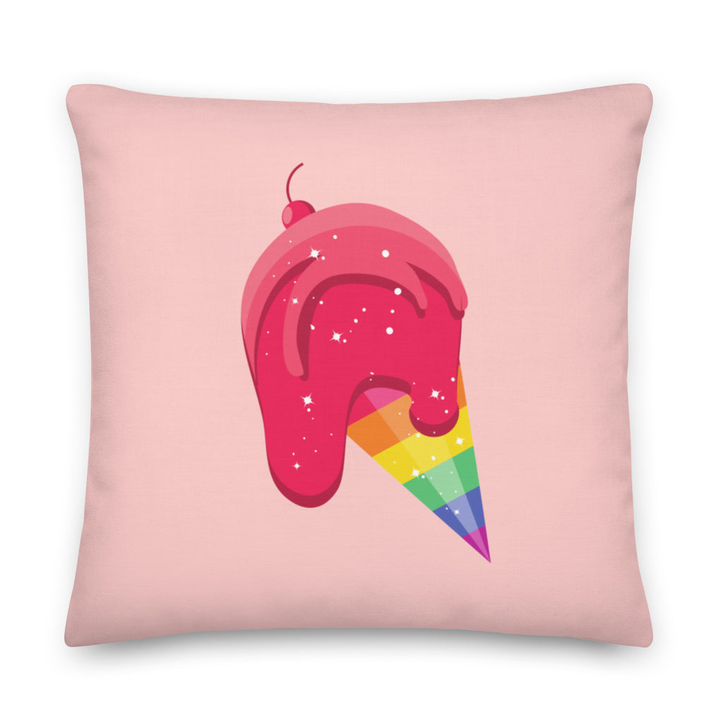  Gay Icecream Pillow by Queer In The World Originals sold by Queer In The World: The Shop - LGBT Merch Fashion