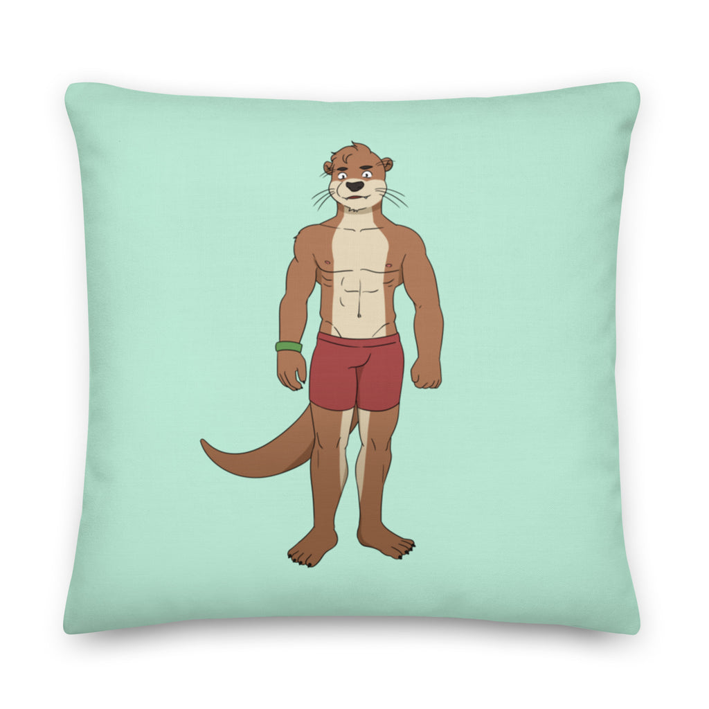  Gay Otter Pillow by Queer In The World Originals sold by Queer In The World: The Shop - LGBT Merch Fashion