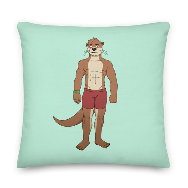  Gay Otter Pillow by Queer In The World Originals sold by Queer In The World: The Shop - LGBT Merch Fashion