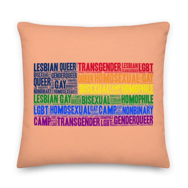  Gay USA Pillow by Queer In The World Originals sold by Queer In The World: The Shop - LGBT Merch Fashion