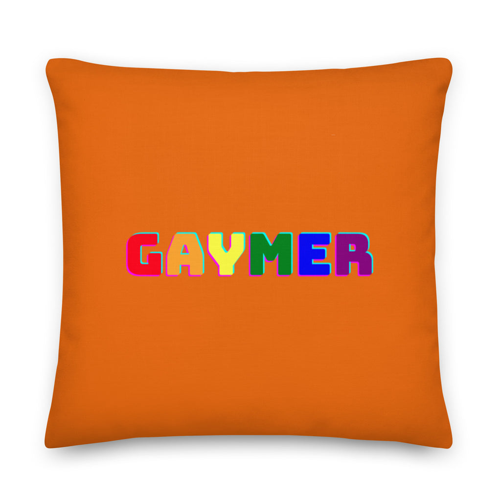  Gaymer Pillow by Queer In The World Originals sold by Queer In The World: The Shop - LGBT Merch Fashion