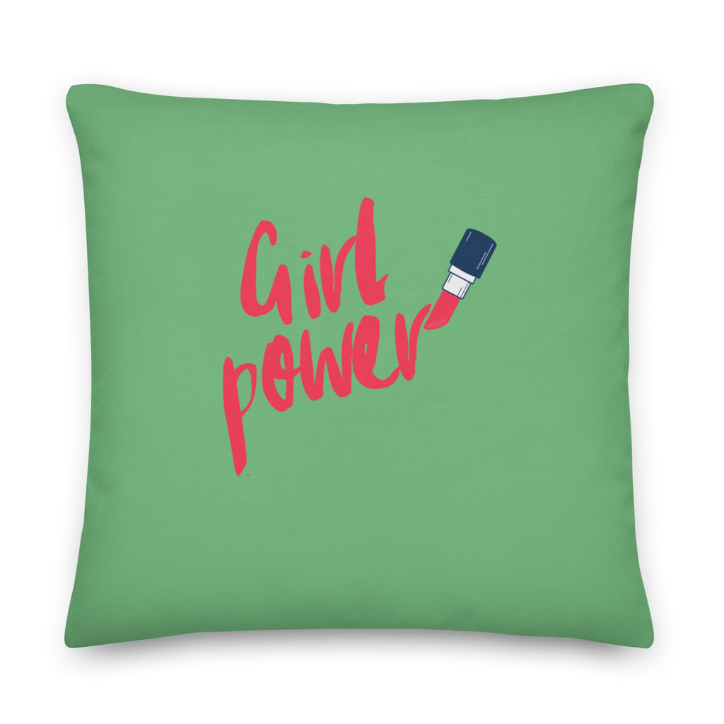  Girl Power Pillow by Printful sold by Queer In The World: The Shop - LGBT Merch Fashion