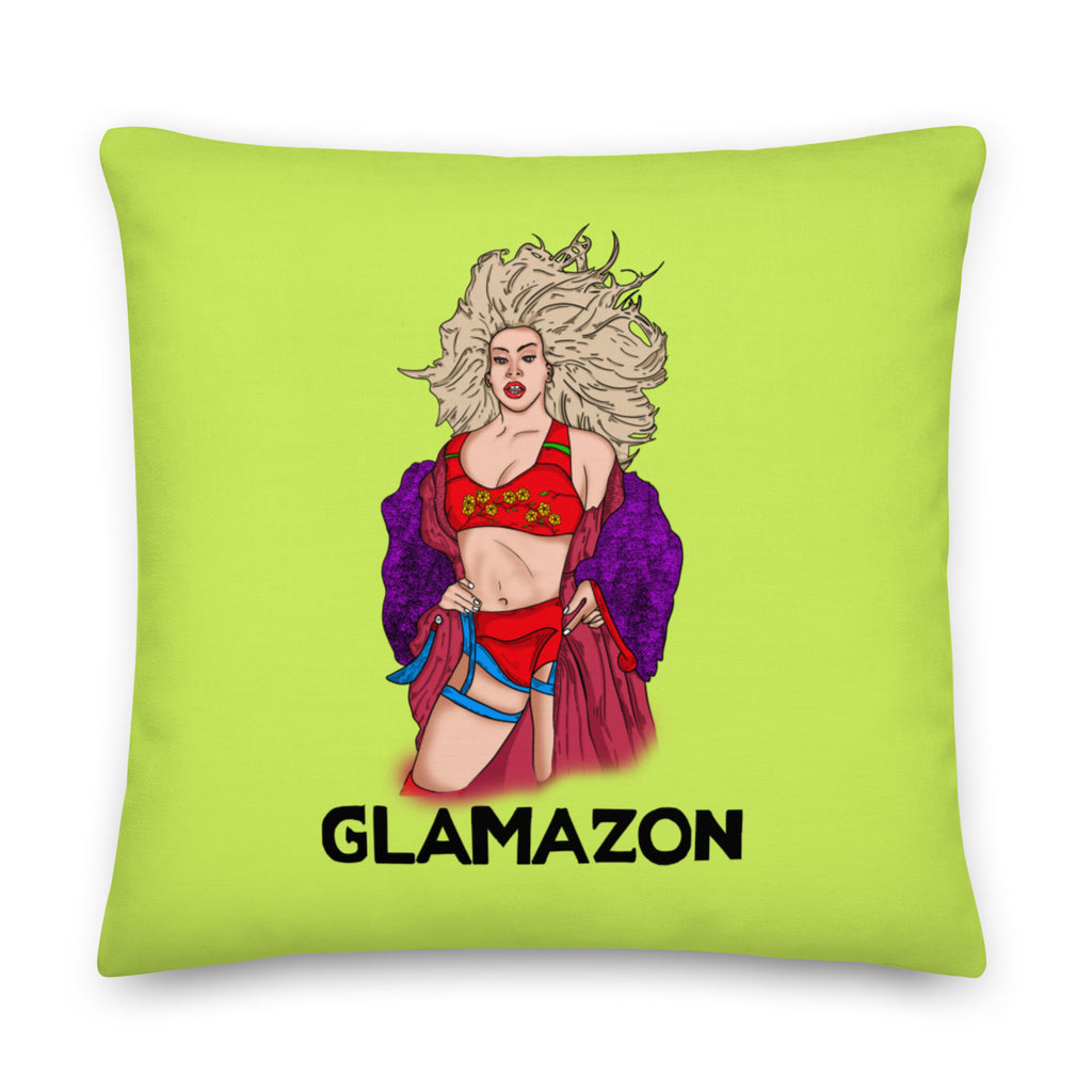  Glamazon Pillow by Queer In The World Originals sold by Queer In The World: The Shop - LGBT Merch Fashion