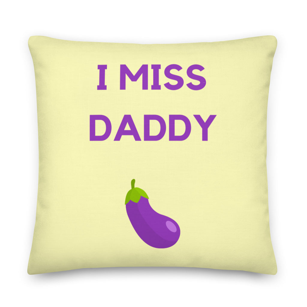  I Miss Daddy Pillow by Queer In The World Originals sold by Queer In The World: The Shop - LGBT Merch Fashion