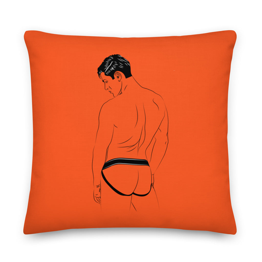  Jockstrap Pillow by Queer In The World Originals sold by Queer In The World: The Shop - LGBT Merch Fashion