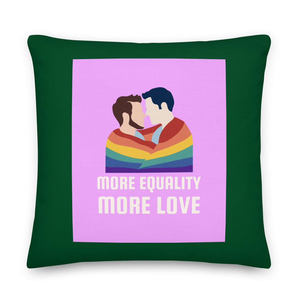  LGBT Couple Pillow by Queer In The World Originals sold by Queer In The World: The Shop - LGBT Merch Fashion