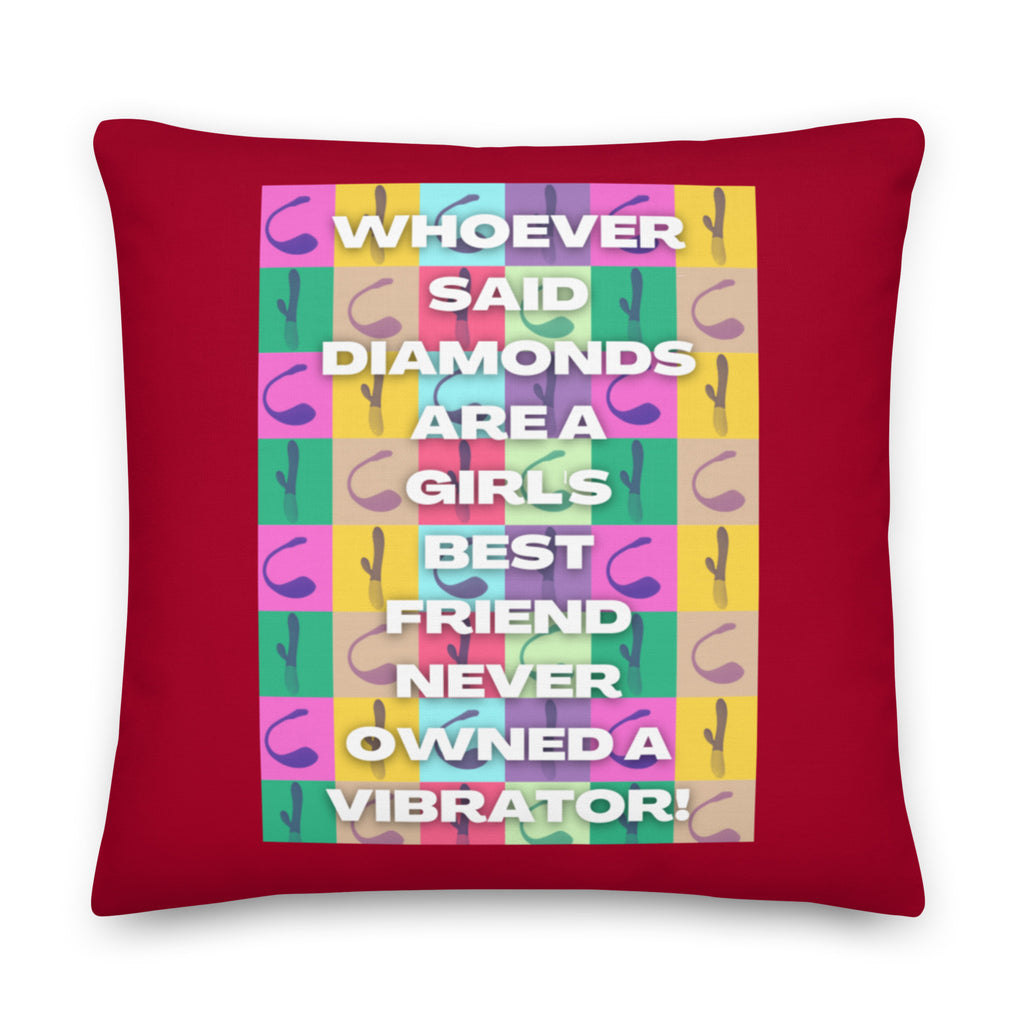  Never Owned A Vibrator Pillow by Queer In The World Originals sold by Queer In The World: The Shop - LGBT Merch Fashion